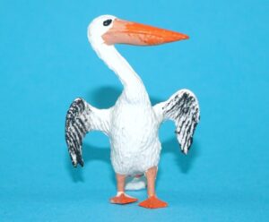 BRITAINS ZOO #1381 PELICAN (OPEN WINGS) 1960s ENGLAND