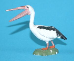 BRITAINS ZOO #1382 PELICAN (OPEN BEAK) 1960s ENGLAND