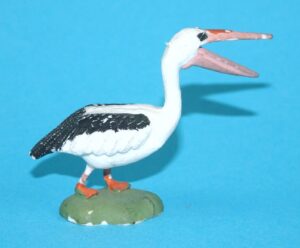 BRITAINS ZOO #1382 PELICAN (OPEN BEAK) 1960s ENGLAND