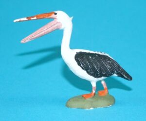 BRITAINS ZOO #1382 PELICAN (OPEN BEAK) 1960s ENGLAND