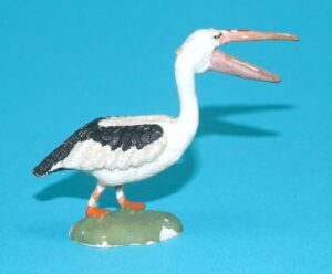 BRITAINS ZOO #1382 PELICAN (OPEN BEAK) 1960s ENGLAND
