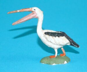 BRITAINS ZOO #1382 PELICAN (OPEN BEAK) 1960s ENGLAND