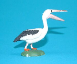 BRITAINS ZOO #1382 PELICAN (OPEN BEAK) 1960s ENGLAND