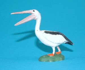 BRITAINS ZOO #1382 PELICAN (OPEN BEAK) 1960s ENGLAND
