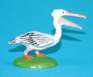 BRITAINS ZOO #1382 PELICAN (OPEN BEAK) 1970s ENGLAND