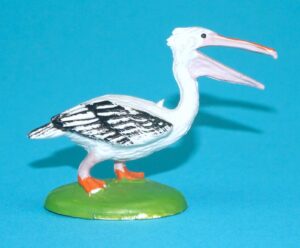 BRITAINS ZOO #1382 PELICAN (OPEN BEAK) 1970s ENGLAND