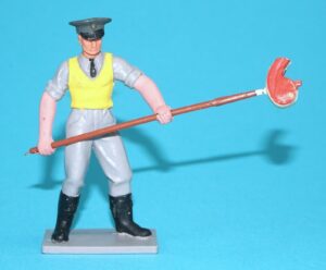BRITAINS ZOO #1392 KEEPER WITH MEAT 1960s ENGLAND