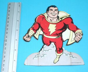 DC COMICS CARDBOARD STANDEE SHAZAM 1977 DC COMICS INC
