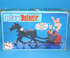 ASTERIX PLAY ACTION FIGURES 6251 ROMAN CHARIOT BOXED ITALIAN BOX 1984 CEJI TOYCLOUD