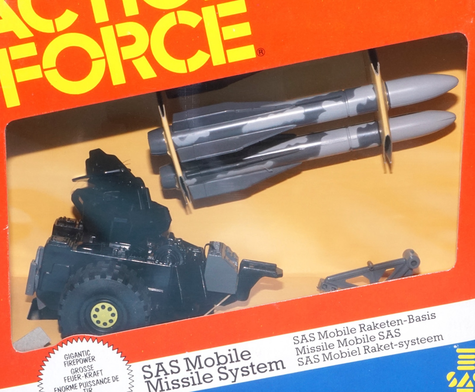 1983 GI JOE ACTION FORCE SAS MMS MOBILE MISSILE SYSTEM BOXED MIB MISB SEALED BOX NRFB PALITOY - Image 2