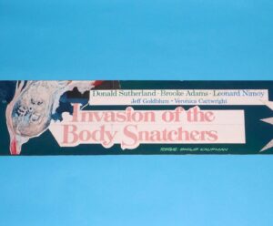 ORIGINAL CINEMA DISPLAY DOOR HEADER CARD INVASION OF THE BODY SNATCHERS 1978 TUSCHINSKI