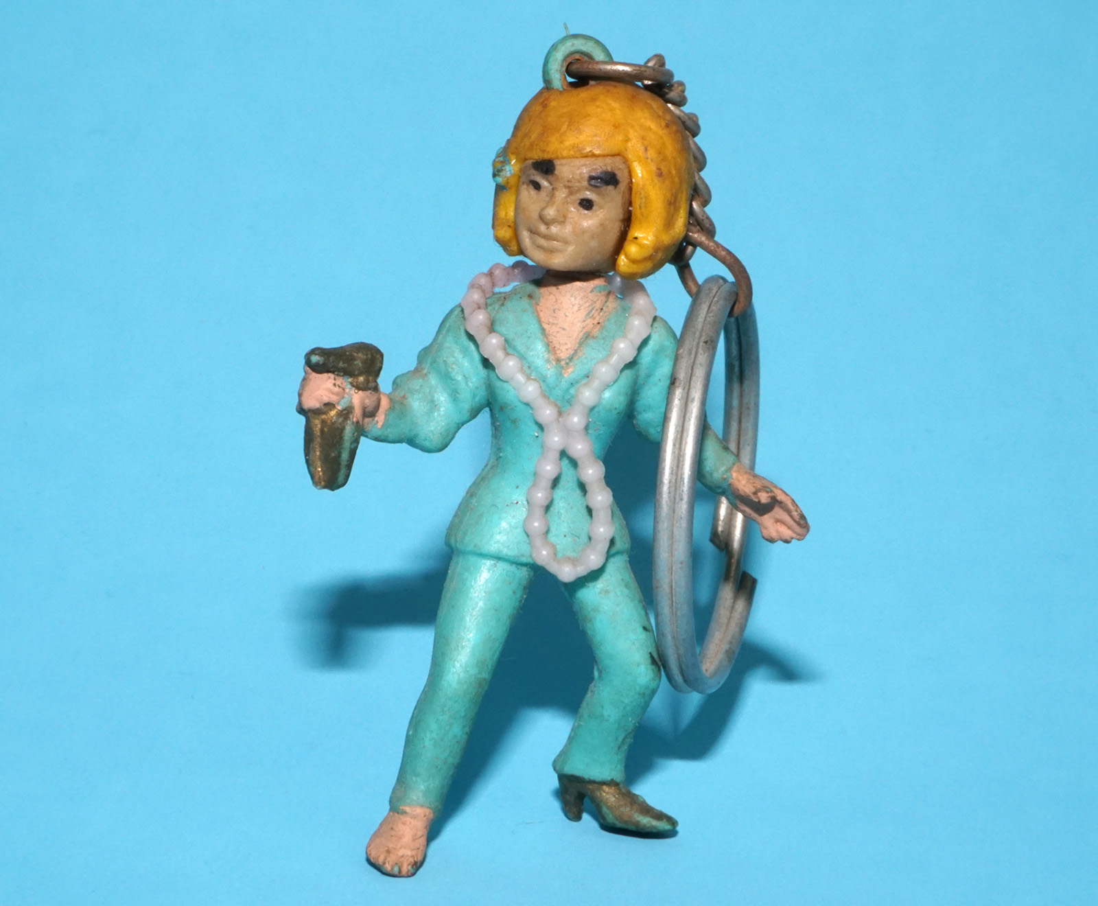 THUNDERBIRDS KEYRING KEYCHAIN ‘LADY PENELOPE’ 1960s HOLLAND GERRY ANDERSON