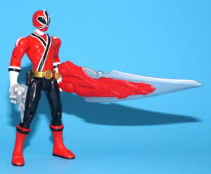 MMPR POWER RANGERS SAMURAI MEGA RANGER FIRE 100% COMPLETE 2011 BANDAI