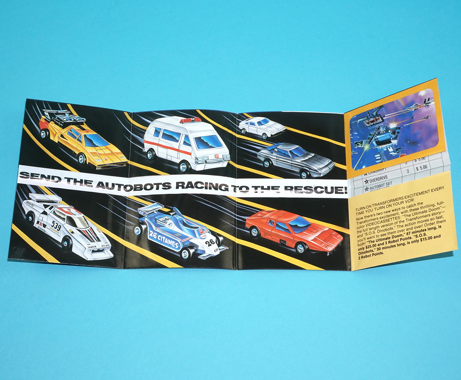 TRANSFORMERS G1 CATALOG KATALOG 1985 MAIL ORDER STARS HASBRO - Image 2