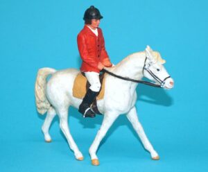 ELASTOLIN 7CM No 3770 MAN ON HORSE BACK 1970s GERMANY