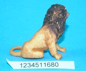 ELASTOLIN ZOO SERIES LION 1/32 SCALE 54MM 1960s GERMANY
