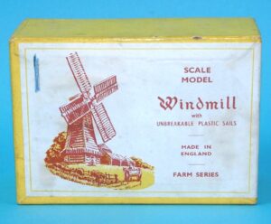 F.G. TAYLOR & SONS No 531 PLASTIC WINDMILL BOXED BOX 1950s ENGLAND HTF
