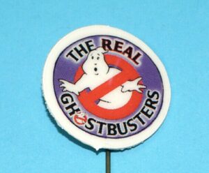 THE REAL GHOSTBUSTERS COLLECTORS PIN BADGE NO GHOST SIGN 1987 SPEELBOOM TOY PROMO