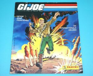 GI JOE STICKER ALBUM NOT COMPLETE 1988 PANINI HASBRO HOLLAND DUTCH