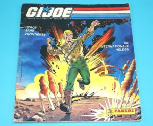 GI JOE STICKER ALBUM NOT COMPLETE 1988 PANINI HASBRO HOLLAND DUTCH