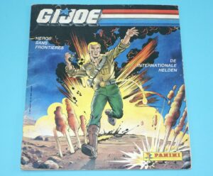 GI JOE STICKER ALBUM NOT COMPLETE 1988 PANINI HASBRO HOLLAND DUTCH