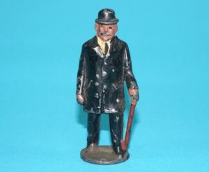 JOHILLCO LEAD RAILWAY SERIES MALE PASSENGER 1/32 SCALE 1930s JOHN HILL & CO