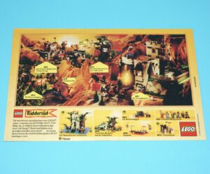 LEGO MAGAZINE ADVERT LEGOLAND CASTLE 1980s DONALD DUCK HOLLAND