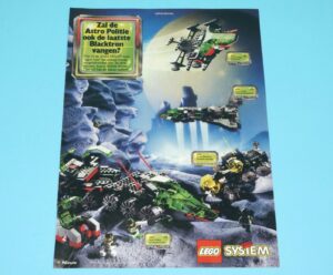 LEGO MAGAZINE ADVERT LEGOLAND SYSTEM SPACE 1990s DONALD DUCK HOLLAND