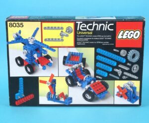 LEGO TECHNIC No 8035 UNIVERSAL BUILDING SET 100% COMPLETE BOXED 1980s EURO BOX