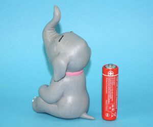 LORIOT WENDELIN PVC FIGURE PINK TIE KRAWATTE 1970s SCHLEICH ZDF GERMANY