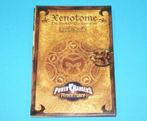MMPR POWER RANGERS MYSTIC FORCE XENOTOME SPELL BOOK CATALOG FOLDOUT POSTER 2006