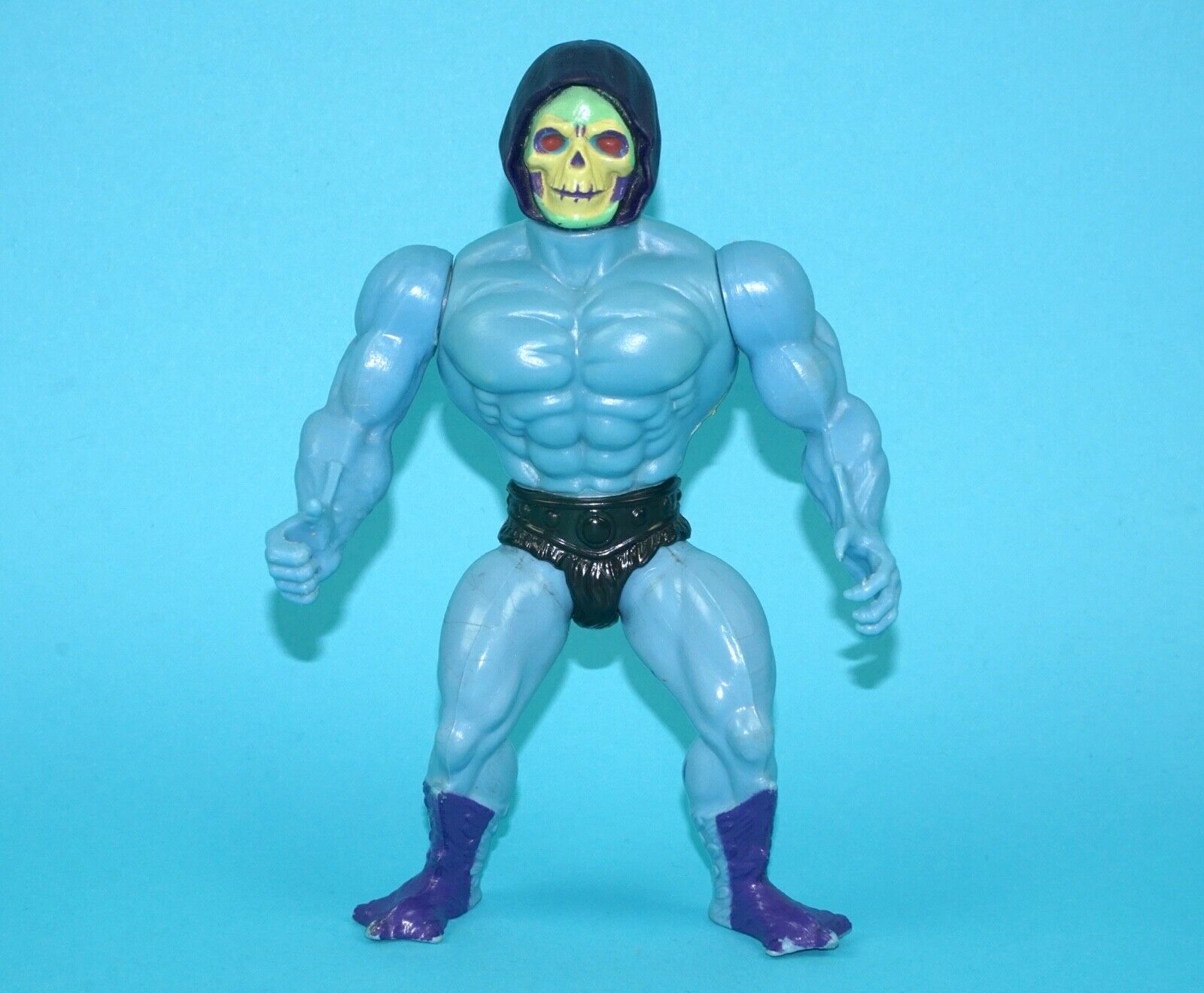 MOTU HE-MAN MASTERS OF THE UNIVERSE SKELETOR HALF BOOTS 100% COMPLETE TAIWAN USA 1981 MATTEL - Image 4