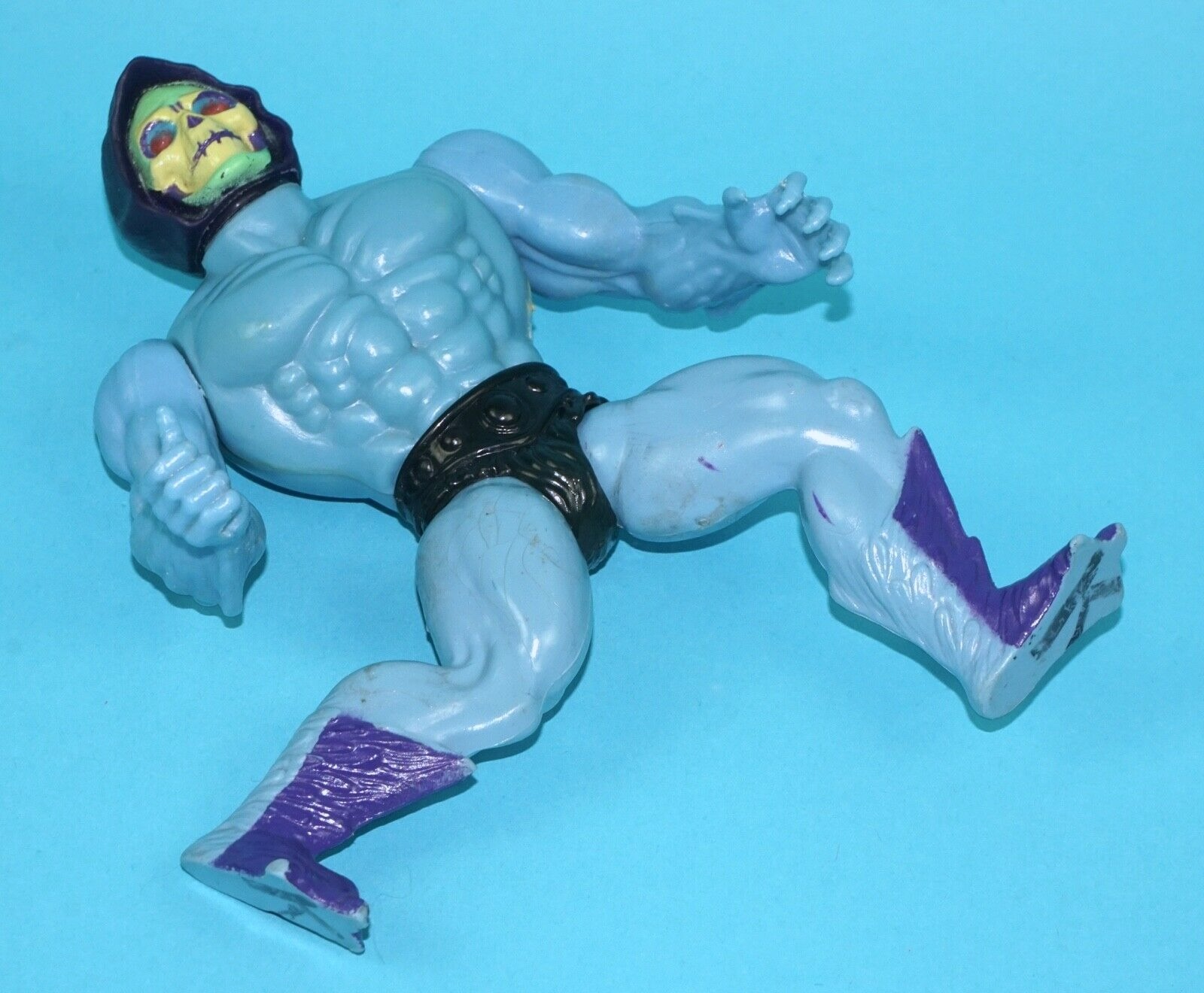 MOTU HE-MAN MASTERS OF THE UNIVERSE SKELETOR HALF BOOTS 100% COMPLETE TAIWAN USA 1981 MATTEL - Image 6