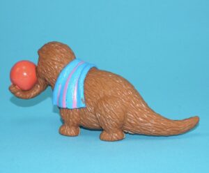 MUPPETS SESAME STREET SNUFFLEUPAGUS SNUFFY PVC MINI FIGURE 1980s APPLAUSE JHP