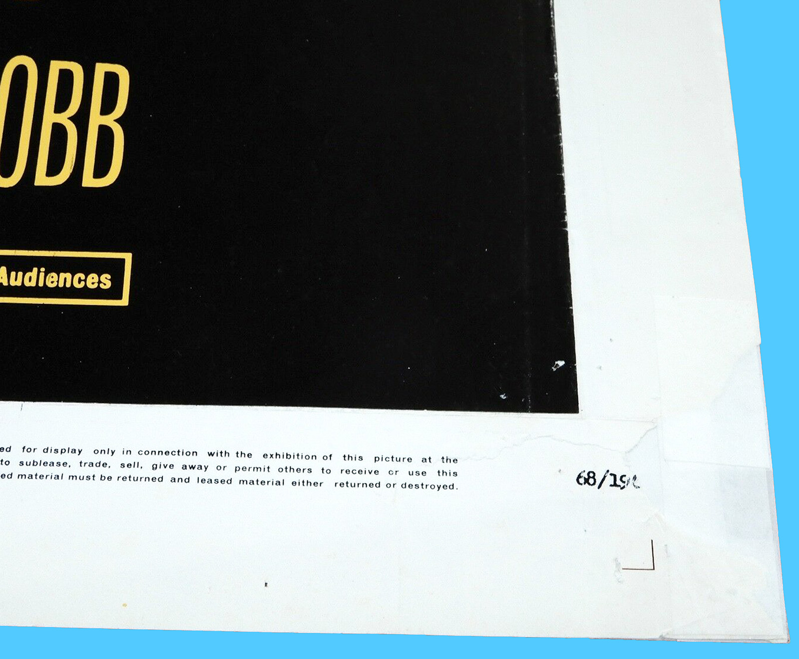 ORIGINAL MOVIE POSTER COOGAN'S BLUFF 1968 FOLDED ONE SHEET EASTWOOD SIEGEL - Image 5