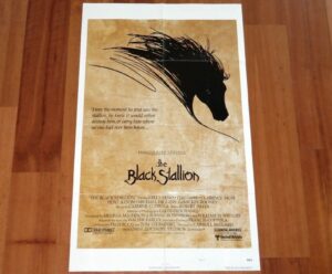ORIGINAL MOVIE POSTER THE BLACK STALLION 1979 FOLDED ONE SHEET STYLE B