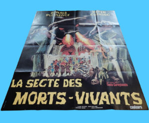 ORIGINAL MOVIE POSTER THE DEVIL’S MEN 1976 FRENCH FOLDED ONE PANEL HTF
