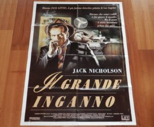 ORIGINAL MOVIE POSTER THE TWO JAKES 1991 ITALIAN FOLDED ONE PANEL