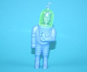PLASTIC SPACEMAN ASTRONAUT COSMONAUT 1/32 SCALE 1960s LINDE MANURBA W. GERMANY