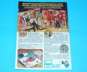 SIX MILLION DOLLAR MAN MAGAZINE ADVERT 1980s DONALD DUCK HOLLAND KENNER