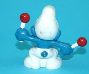 SMURFS 20009 DRUMMER SMURF NO COO 1969 SCHLEICH