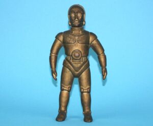 STAR WARS 5" RUBBER C-3PO TOY FIGURE DUTCH BOOTLEG 1976 HOLLAND GERMANY HTF