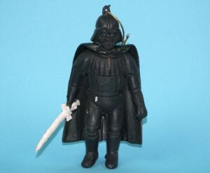 STAR WARS 5" RUBBER DARTH VADER TOY FIGURE DUTCH BOOTLEG 1976 HOLLAND GERMANY