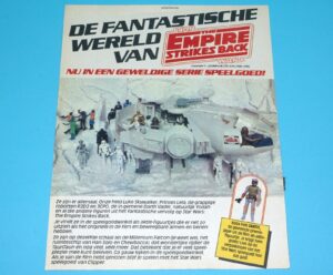STAR WARS CLIPPER MAGAZINE ADVERT ESB 1981 EPPO BENELUX KENNER