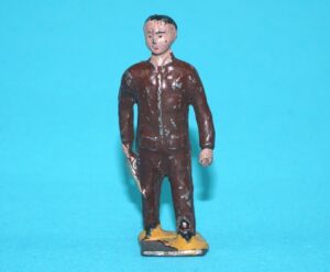 TAYLOR & BARRETT LEAD RAILWAY SERIES MECHANIC WITH OIL CAN 1930s ENGLAND BRITAIN