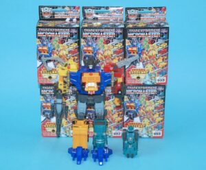 TRANSFORMERS MICROMASTER COMBINERS SIXBUILDER REISSUE 100% COMPLETE BOXED 2003 TAKARA