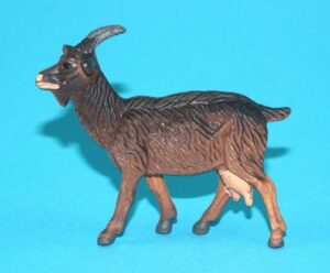 ZZ RIESEN FARM 7CM SERIES GOAT 1/25 G SCALE 1970s ELASTOLIN PREISER GERMANY