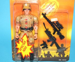 DESERT FORCE COMANDO BRONCO MOC MOSC 1991 RAMBO KO TOY ISLAND VOICE SQUAD