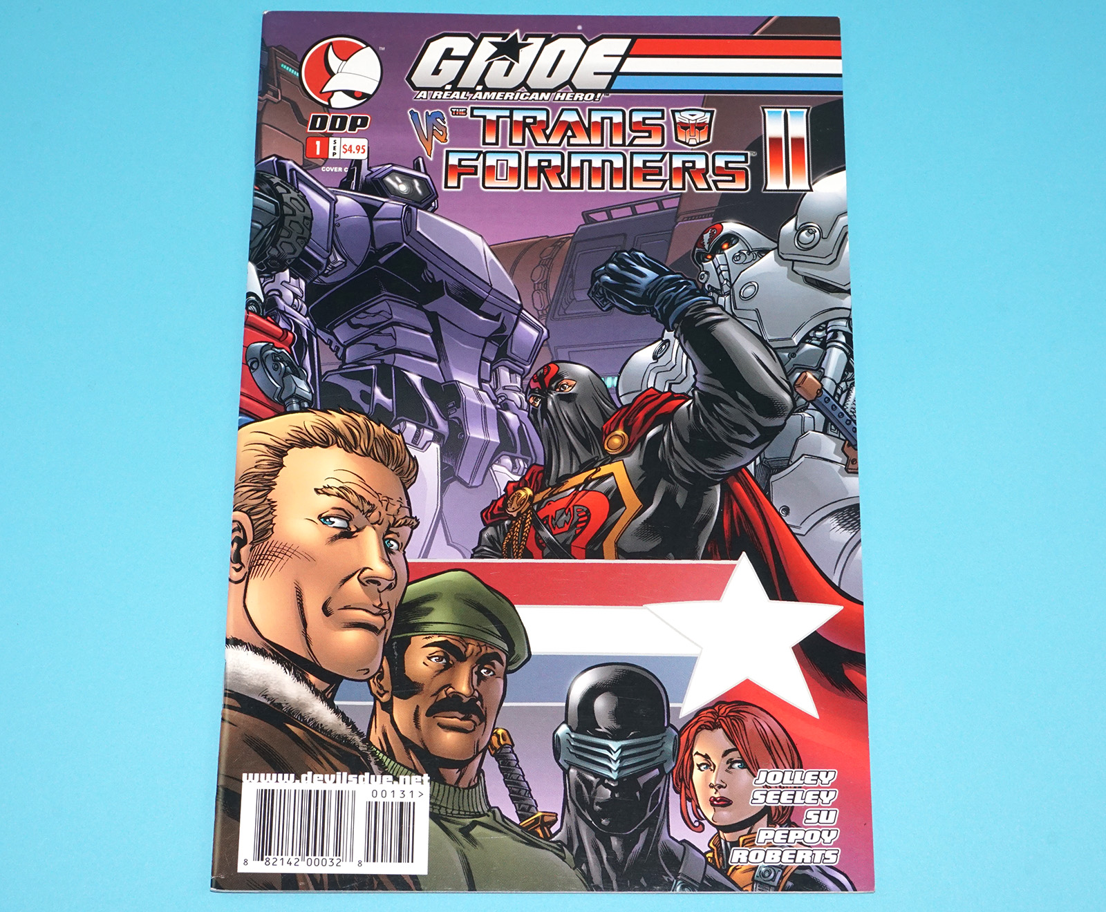 GI JOE VS TRANSFORMERS II ISSUE #1 2005 DDP COVER C