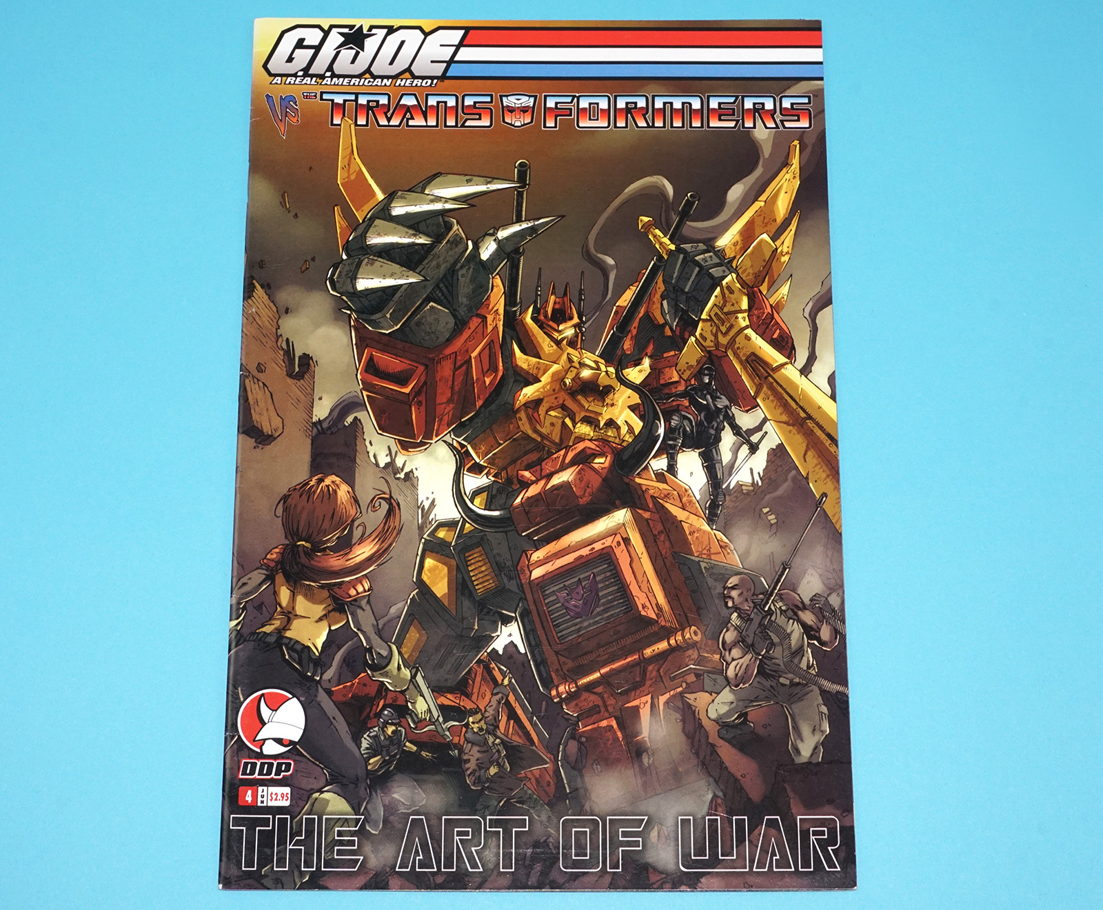 GI JOE VS TRANSFORMERS THE ART OF WAR ISSUE #4 2006 DDP